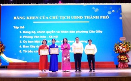 PHƯỜNG CẦU GIẤY: TỔNG KẾT CÔNG TÁC BẦU CỬ ĐẠI BIỂU QUỐC HỘI KHÓA XVI VÀ ĐẠI BIỂU HĐND CÁC CẤP NHIỆM KỲ 2026-2031; SƠ KẾT CÔNG TÁC GIẢI PHÓNG MẶT BẰNG TRÊN ĐỊA BÀN PHƯỜNG