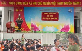 Công an phường Phúc Lợi tuyên truyền phòng, chống bạo lực học đường 