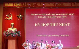 Đồng chí Nguyễn Huy Cường tái đắc cử Chủ tịch HĐND phường Thanh Xuân