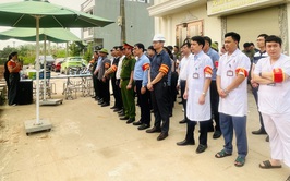 Cưỡng chế thu hồi đất đối với các hộ gia đình, cá nhân có đất thuộc phạm vi thu hồi tại dự án xây dựng hạ tầng kỹ thuật đấu giá khu X2 Lục Xuân, xã Phúc Lộc