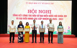 Xã Gia Lâm tổng kết công tác bầu cử đại biểu Quốc hội và HĐND các cấp