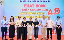 Phú Nghĩa ra mắt mô hình “Chợ thông minh 4.0 - không dùng tiền mặt”