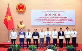 Xã Vân Đình: Vinh dự được nhận bằng khen của chủ tịch UBND Thành phố về Chỉ số cải cách hành chính năm 2025