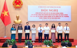 Hà Nội công bố kết quả chỉ số cải cách hành chính năm 2025
