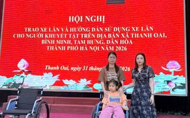 TẶNG XE LĂN - TRAO NIỀM VUI CHO NGƯỜI KHUYẾT TẬT - LAN TOẢ TINH THẦN NHÂN ÁI TRONG CỘNG ĐỒNG