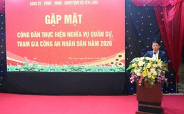 XÃ YÊN LÃNG GẶP MẶT, ĐỘNG VIÊN TÂN BINH TRƯỚC NGÀY LÊN ĐƯỜNG NHẬP NGŨ