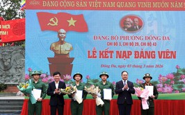 Phường Đống Đa gặp mặt, động viên thanh niên lên đường nhập ngũ