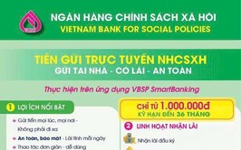 Ngân hàng Chính sách xã hội Tây Hồ ra mắt sản phẩm tiền gửi trực tuyến trên ứng dụng VBSP SmartBanking