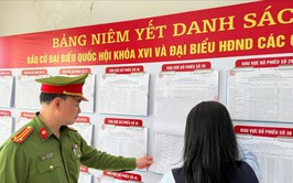 Công an phường Tương Mai tích cực triển khai nhiệm vụ phục vụ ngày bầu cử