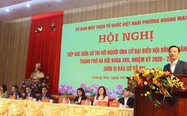 Ứng cử viên đại biểu HĐND thành phố Hà Nội - Đơn vị bầu cử số 8 vận động bầu cử tại 3 phường
