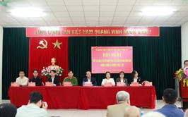 Ứng cử viên đại biểu HĐND phường Thượng Cát tiếp xúc cử tri