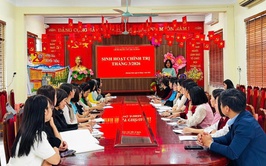 Đảng ủy phường Khương Đình triển khai tổ chức đợt sinh hoạt chính trị sâu rộng trong toàn Đảng bộ tháng 3/2026