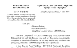 Phường Hồng Hà tăng cường xử lý dứt điểm các công trình xây dựng không phép, trái phép trong phạm vi bảo vệ đê điều và khu vực bãi sông