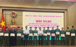 Phường Ngọc Hà gặp mặt thanh niên lên đường nhập ngũ năm 2026