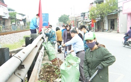 Ra quân tổng vệ sinh môi trường chào mừng bầu cử đại biểu Quốc hội khóa XVI và bầu cử đại biểu HĐND các cấp nhiệm kỳ 2026–2031