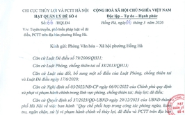 Phường Hồng Hà tăng cường tuyên truyền pháp luật về đê điều và phòng, chống thiên tai