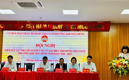 Ứng cử viên đại biểu HĐND phường Khương Đình cam kết hành động vì dân