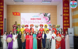 SÔI NỔI HỘI THI “PHỤ NỮ VIỆT NAM TÀI NĂNG – DUYÊN DÁNG” TẠI TRƯỜNG MẦM NON ĐỒNG QUANG A