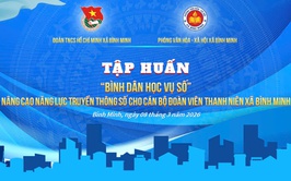 Tuổi trẻ Bình Minh chủ động bước vào không gian số: Tập huấn truyền thông số và ký kết chương trình phối hợp chuyển đổi số giai đoạn 2026 - 2031