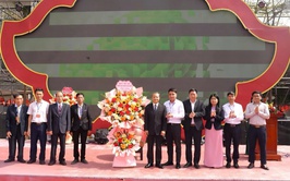 Đồng chí Phó Bí thư Đảng ủy, Chủ tịch UBND xã An Khánh Hồ Trung Nghĩa dự Lễ khai hội Hội làng Ngự Câu, An Hạ, Thanh Quang Xuân Bính Ngọ 2026