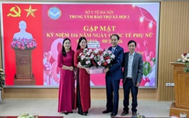 Trung tâm Bảo trợ xã hội 2 Hà Nội tổ chức gặp mặt, chúc mừng nhân dịp Ngày Quốc tế Phụ nữ 8/3