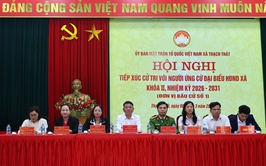 Xã Thạch Thất tổ chức hội nghị tiếp xúc cử tri với người ứng cử đại biểu HĐND xã nhiệm kỳ 2026 – 2031 tại đơn vị bầu cử số 1