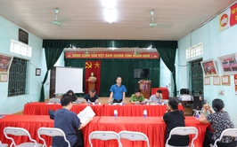 Hội nghị đối thoại với các hộ dân thôn Đồi 3 chưa đồng thuận kiểm đếm phục vụ công tác giải phóng mặt bằng Dự án cải tạo, nâng cấp Quốc lộ 6 đoạn Ba La – Xuân Mai