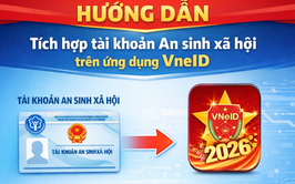 Tính hợp tài khoản An sinh xã hội trên ứng dụng VNeID