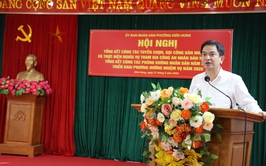 Video: Phường Kiến Hưng hoàn thành toàn diện công tác tuyển quân năm 2026