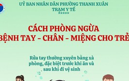 Phòng, chống bệnh Tay – Chân – Miệng