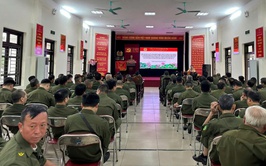 Công an xã Thuận An tập huấn kỹ năng điều khiển, phân luồng giao thông và xử lý tình huống trong bảo đảm trật tự, an toàn giao thông cho lực lượng tham gia bảo vệ ANTT ở cơ sở