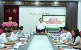 Thường trực Đảng ủy xã làm việc với Ủy ban MTTQ và các tổ chức chính trị - xã hội