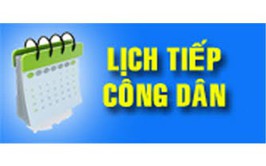  THÔNG BÁO LỊCH TIẾP CÔNG DÂN ĐỊNH KỲ THÁNG 4 NĂM 2026 