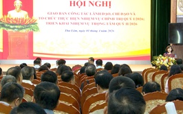 THƯ LÂM TỔ CHỨC HỘI NGHỊ GIAO BAN CÔNG TÁC LÃNH ĐẠO, CHỈ ĐẠO VÀ TRIỂN KHAI NHIỆM VỤ CHÍNH TRỊ QUÝ I/2026; TRIỂN KHAI NHIỆM VỤ TRỌNG TÂM QUÝ II/2026