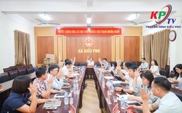 Đảng ủy xã Kiều Phú tổ chức Hội nghị Thường trực, Ban Thường vụ, Ban Chấp hành Đảng bộ xã lần thứ 9, nhiệm kỳ 2025–2030