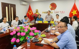 Các phường Tây Tựu, Xuân Đỉnh và Đông Ngạc họp thống nhất về việc bố trí quỹ đất, quỹ nhà phục vụ bố trí tái định cư các dự án Xây dựng đường Tây Thăng Long và dự án xây dựng Bảo tàng Đảng Cộng sản Việt Nam.