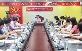 THẠCH THẤT: ĐẨY NHANH TIẾN ĐỘ ĐẦU TƯ, GIẢI PHÓNG MẶT BẰNG CÁC DỰ ÁN TRỌNG ĐIỂM