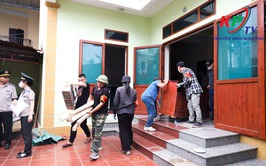 Phòng thi hành án dân sự Thành phố Hà Nội KV 10 cưỡng chế thi hành án dân sự tại thôn Bái Nội