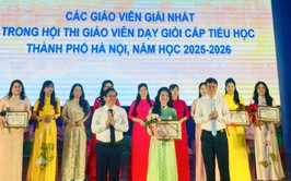 CÔ GIÁO VŨ KIỀU NGỌC ANH - TRƯỜNG TIỂU HỌC NAM THÀNH CÔNG VINH DỰ ĐẠT GIẢI NHẤT HỘI THI GIÁO VIÊN DẠY GIỎI CẤP THÀNH PHỐ