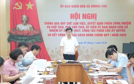 UBND xã họp giao ban thường kỳ thông qua một số nội dung trọng tâm 