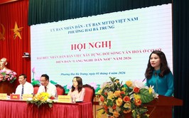 Phường Hai Bà Trưng: Phát huy vai trò nhân dân trong xây dựng đời sống văn hoá
