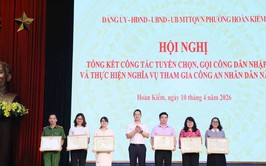 Phường Hoàn Kiếm thực hiện tốt công tác tuyển chọn gọi công dân nhập ngũ
