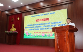 Xã Phú Xuyên tập huấn sử dụng không gian làm việc số “HanoiWork” cho cán bộ, công chức, viên chức