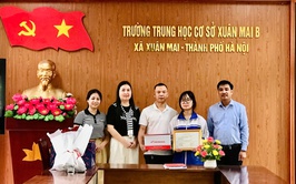 Nữ sinh trường THCS Xuân Mai B  xuất sắc đạt giải Khuyến khích Cuộc thi An toàn giao thông cấp Quốc gia - được tuyển thẳng vào lớp 10 THPT năm học 2026 - 2027
