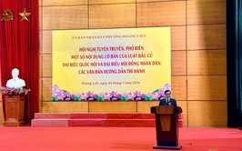 Phường Hoàng Liệt tổ chức hội nghị tuyên truyền, phổ biến một số nội dung cơ bản của luật bầu cử đại biểu quốc hội và đại biểu hội đồng nhân dân; các văn bản hướng dẫn thi hành