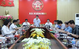 Ban chỉ đạo công tác giải phóng mặt bằng xã Xuân Mai tổ chức hội nghị kiểm điểm tiến độ giải phóng mặt bằng Dự án Cải tạo nâng cấp đường Quốc lộ 6 đoạn qua địa bàn xã