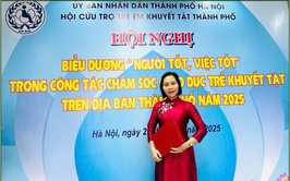 Cô giáo Mai Hương - người gieo Hy vọng cho trẻ em khiếm khuyết ở Việt Hưng.