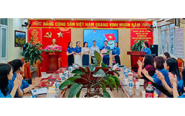 Sôi nổi hoạt động Sinh hoạt Chi đoàn Trường Tiểu học Hoàng Liệt chào mừng Ngày thành lập Đoàn TNCS Hồ Chí Minh