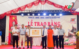 Lễ đón nhận bằng công nhận di tích lịch sử văn hóa cấp Thành phố Đình Cấn Giang- thôn Cây Chay