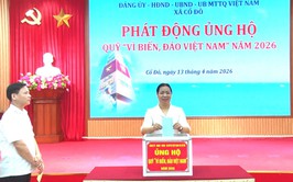 XÃ CỔ ĐÔ TỔ CHỨC PHÁT ĐỘNG ỦNG HỘ QUỸ “VÌ BIỂN, ĐẢO VIỆT NAM” NĂM 2026